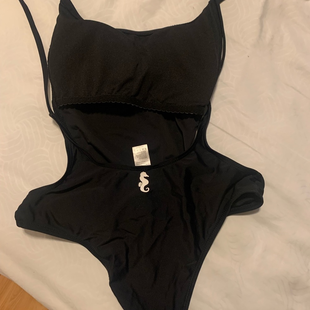 Black one piece